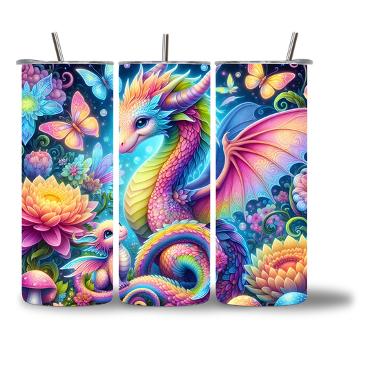 rainbow-dragon-the-dreamer-tumbler-20oz-three-views-chatterbox-boutique