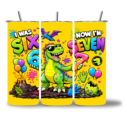 Rexie 6-7 20oz Water Bottle - fun kids birthday water bottle - Chatterbox Boutique
