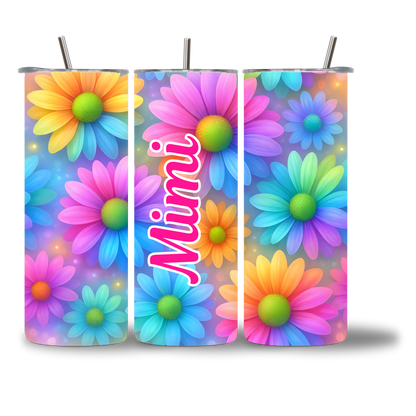 Bloomin' Bestie Tumbler - personalized design - Chatterbox Boutique