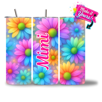 Bloomin' Bestie Tumbler - personalized design - Chatterbox Boutique