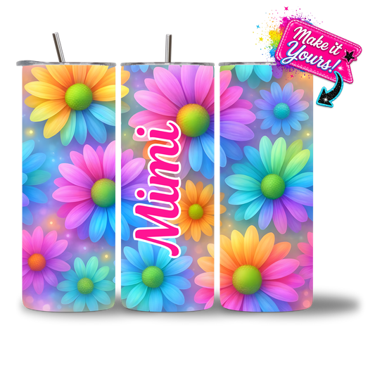 Bloomin' Bestie Tumbler - personalized design - Chatterbox Boutique