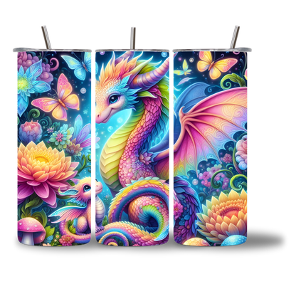 rainbow-dragon-the-dreamer-tumbler-20oz-three-views-chatterbox-boutique
