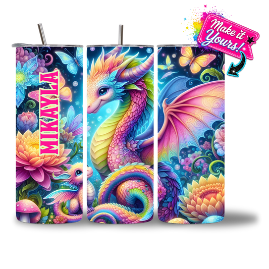 rainbow-dragon-the-dreamer-tumbler-20oz-three-views--personalized-chatterbox-boutique